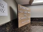 Message Board in Kitchen